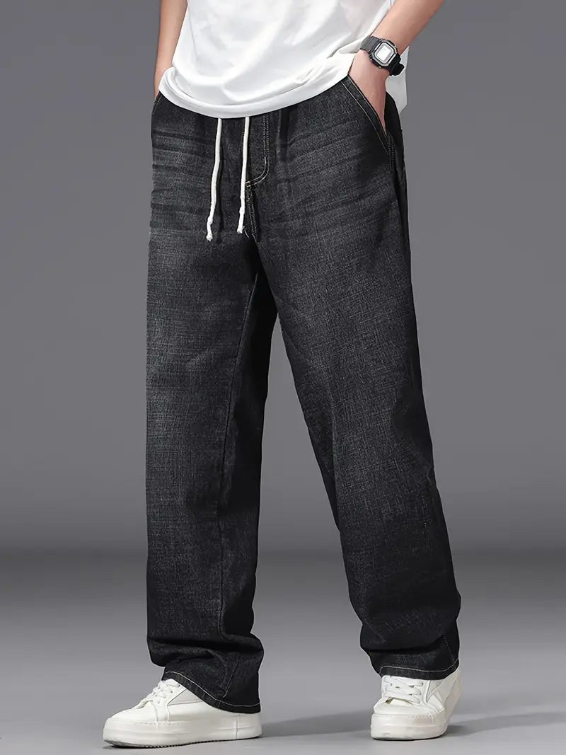 HANDSOM Plus Size Palazzos Stretch Jeans