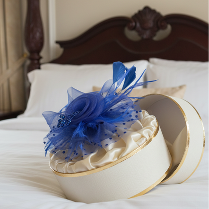 KOKO Mesh Feather Headband Fascinators