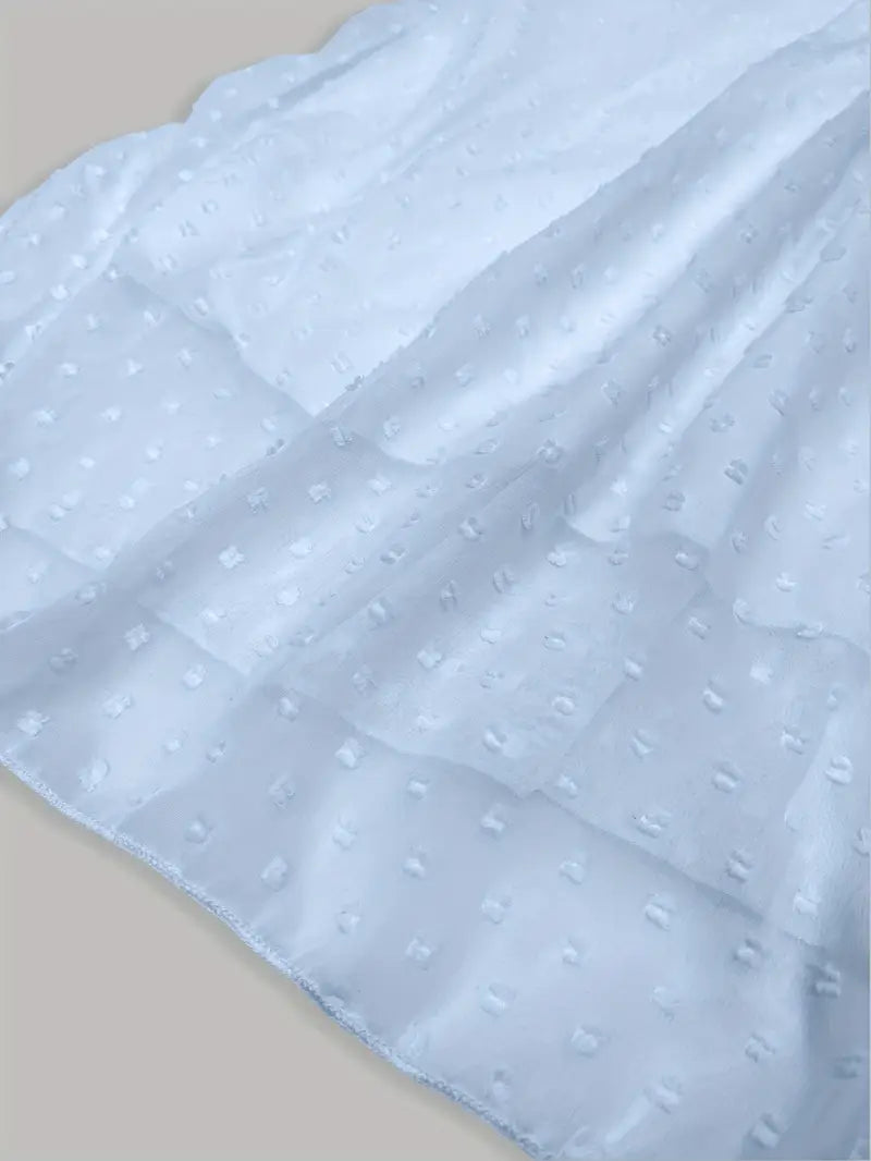 Chiffon Polka Dot Baby Doll Shortie Nightie