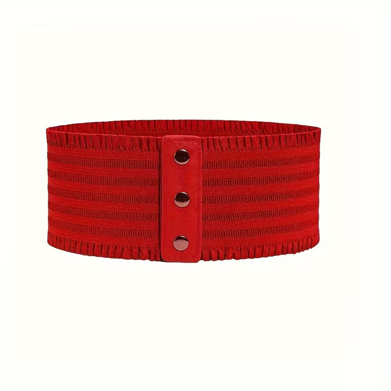 Domed Elastic Wide Belts