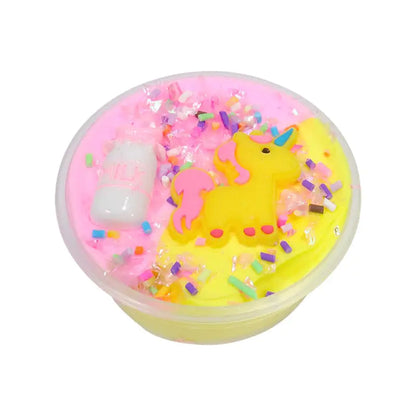 Pink Puff Unicorn Slime