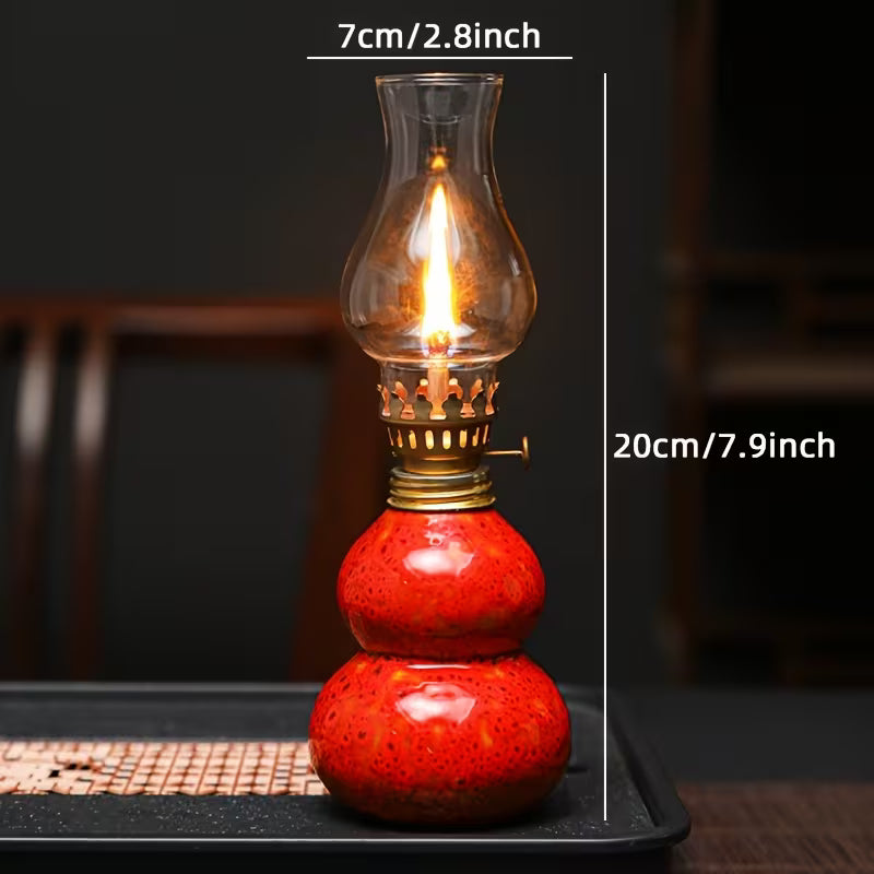 Ceramic Glaze Oil Lamps