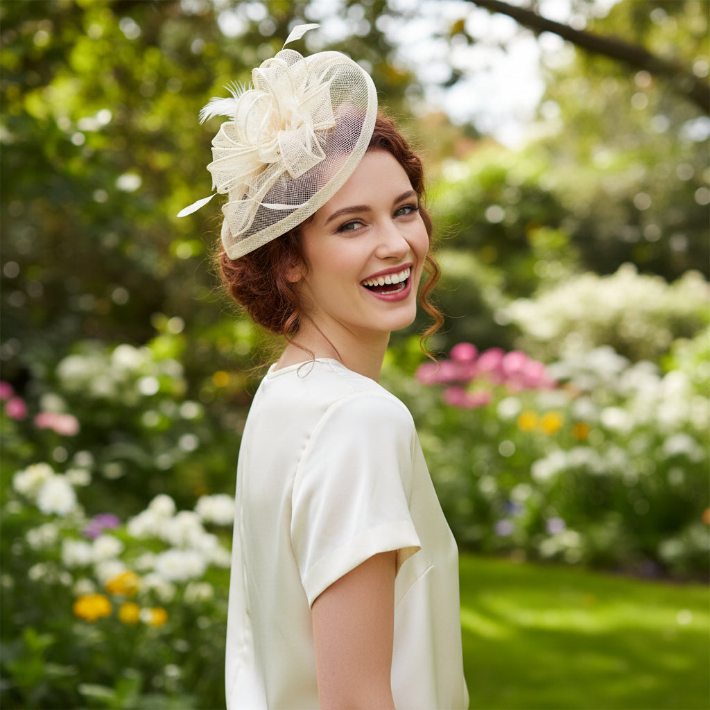 Hemp & Feather Hairpin Fascinators