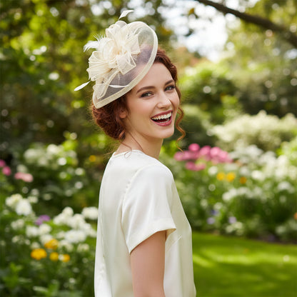 Hemp & Feather Hairpin Fascinators