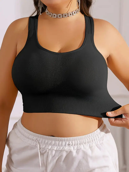 CELILIN Racerback Plus Size Sports Bras