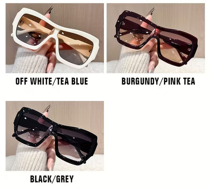 CAESAR Large Frame Integrated Sunglasses