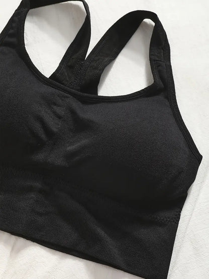 CELILIN Racerback Plus Size Sports Bras