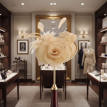 Ostrich Feather Fascinators