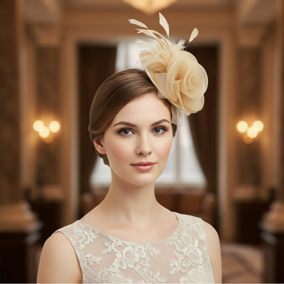 Ostrich Feather Fascinators