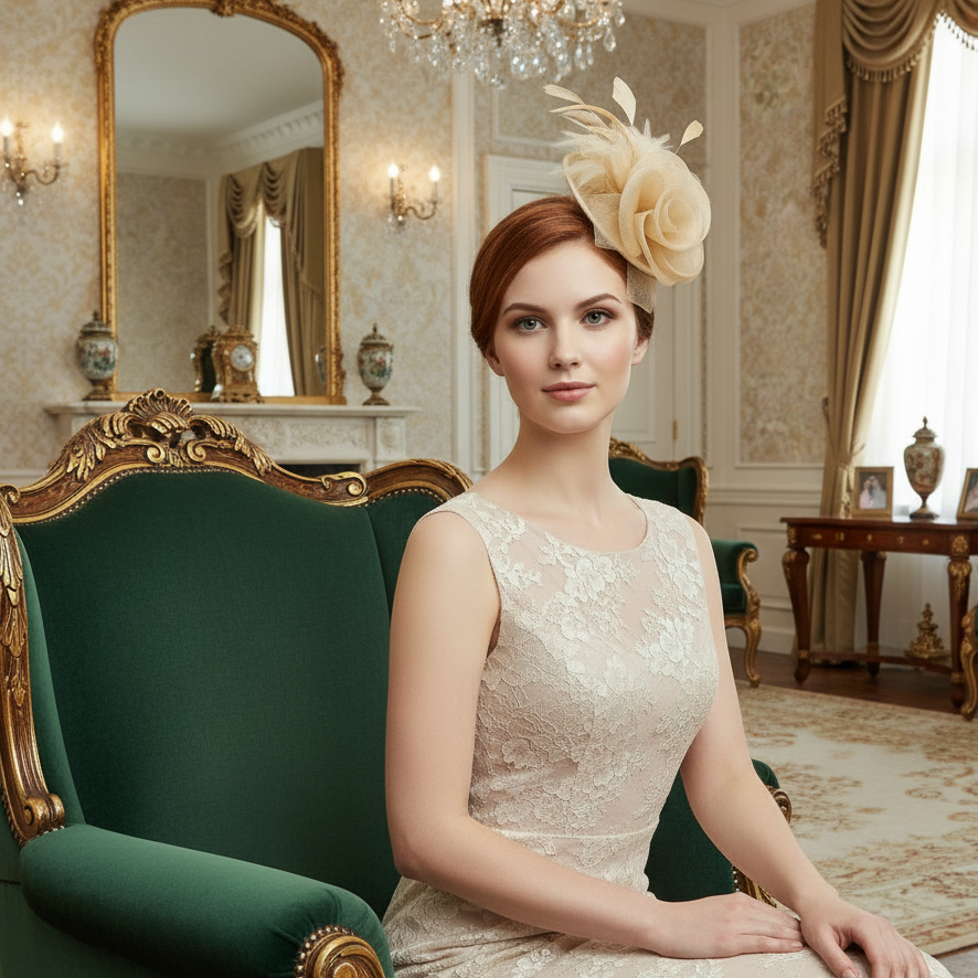 Ostrich Feather Fascinators