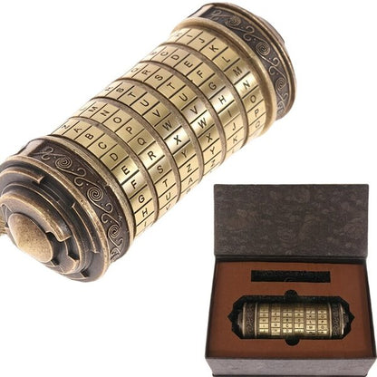 Cryptex Da Vinci Code Mini Lock with Hidden Compartment