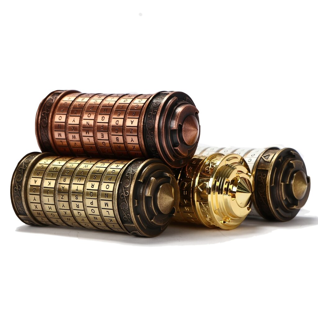 Cryptex Da Vinci Code Mini Lock with Hidden Compartment