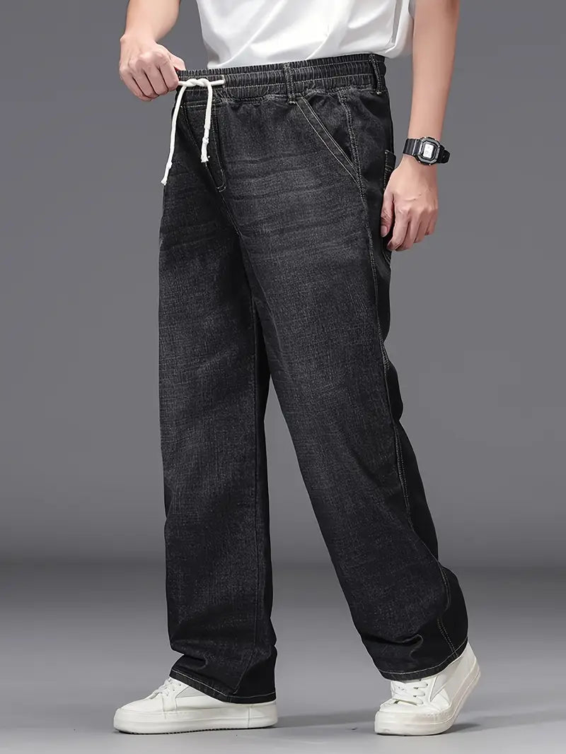 HANDSOM Plus Size Palazzos Stretch Jeans