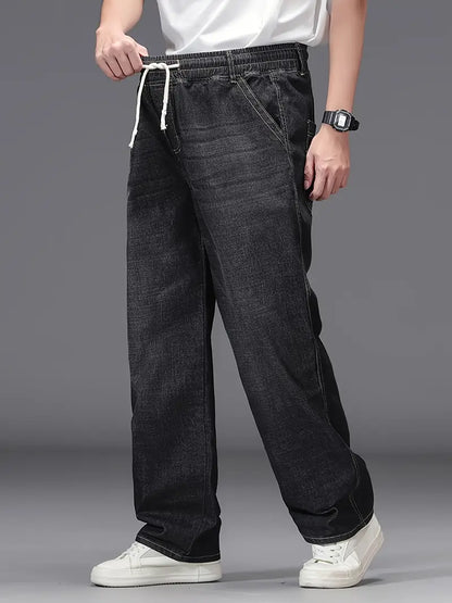HANDSOM Plus Size Palazzos Stretch Jeans