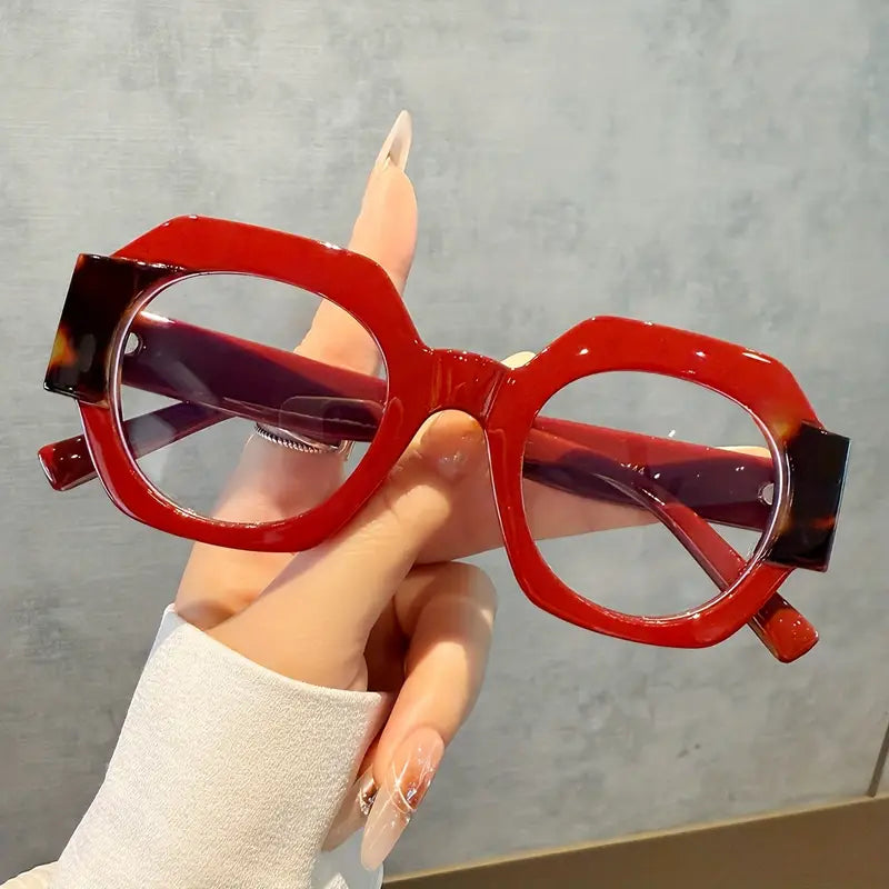 Ohemado Retro Flat-Top Round Designer Sunglasses