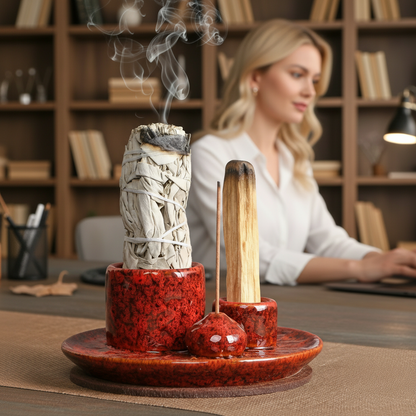 Palo Santo Ceramic Incense Burner Holders