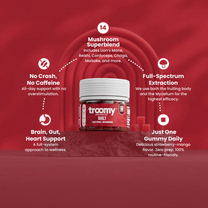 Troomy Nootropics Mushrooms Gummies
