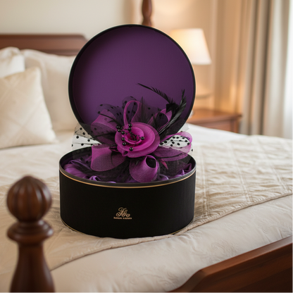 KOKO Mesh Feather Headband Fascinators