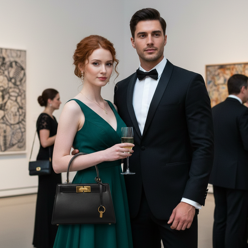 Lee Radziwill Inspired Petite Kelly Crossbody Handbag