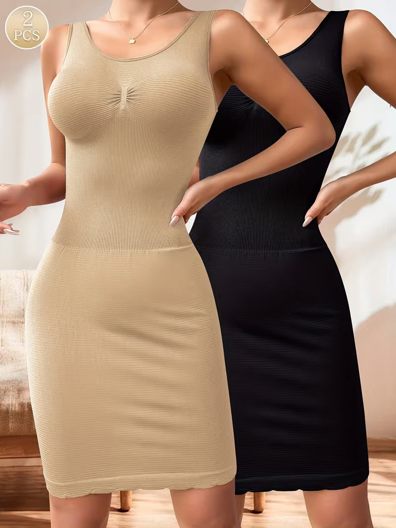 Svelte Secrets High-Support Compression Shaping Slips (Set of 2)