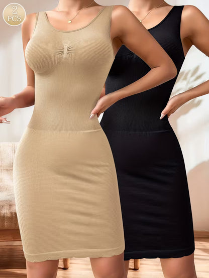 Svelte Secrets High-Support Compression Shaping Slips (Set of 2)