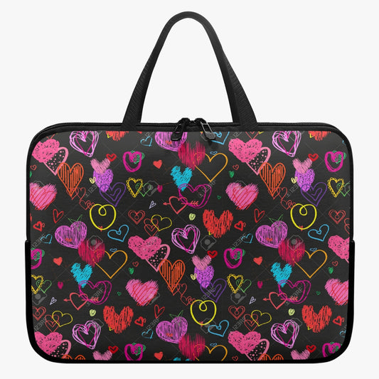 School Book Bags or Laptop Sleeves (Handles) - Hearts