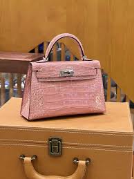 Birkin Inspired Kelly Mini Pochette Leather Handbags - The Monaco Collection