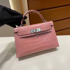Birkin Inspired Kelly Mini Pochette Leather Handbags - The Monaco Collection