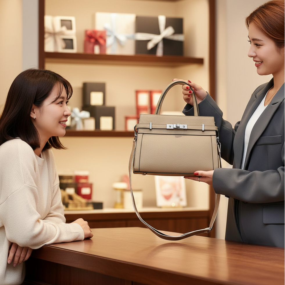 Birkin Inspired Genuine Leather Handbags - The New York Collection