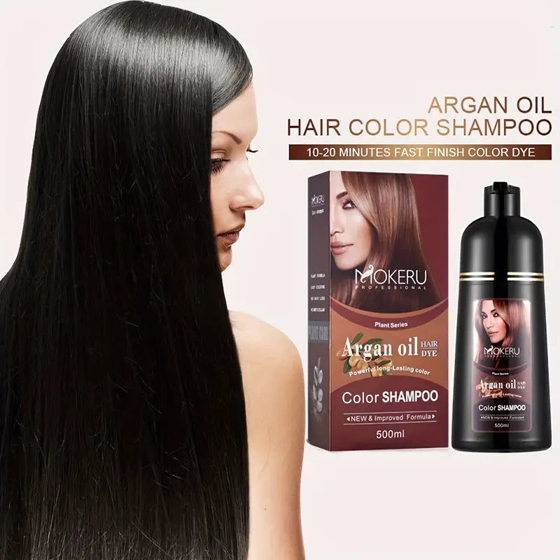 MOKERU Argan Oil Hair Color Shampoo
