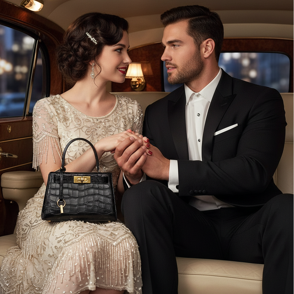 Lee Radziwill Inspired Petite Kelly Crossbody Handbag