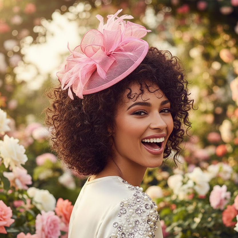 Hemp & Feather Hairpin Fascinators