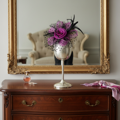 KOKO Mesh Feather Headband Fascinators