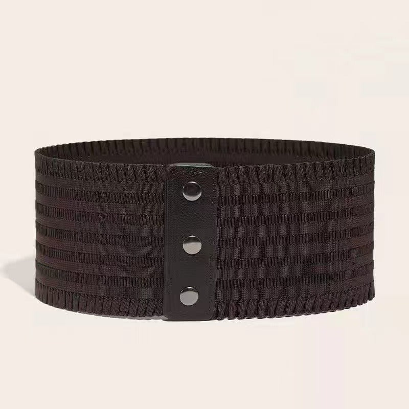 Domed Elastic Wide Belts