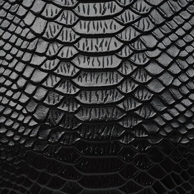 Birkin Inspired Genuine Leather Handbag - Dual Tone Snake Edition