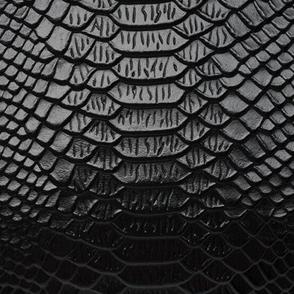 Birkin Inspired Genuine Leather Handbag - Dual Tone Snake Edition