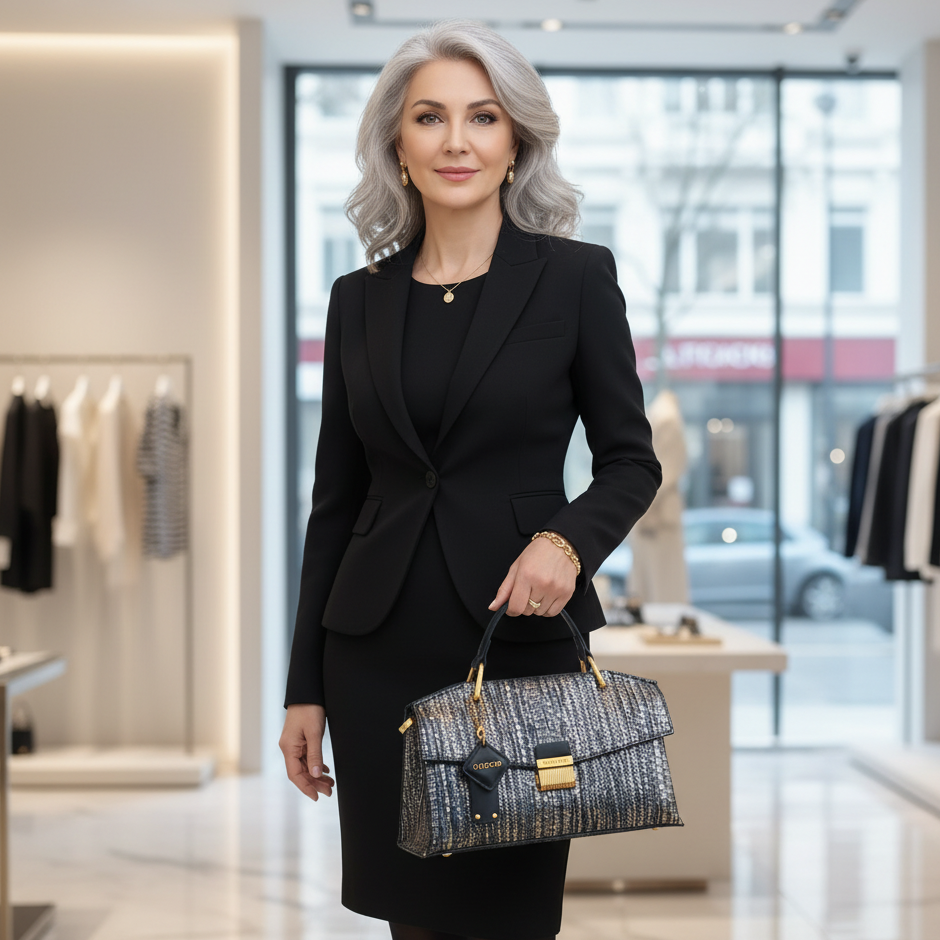 CIOCO Kiss Lock Snake Handbags