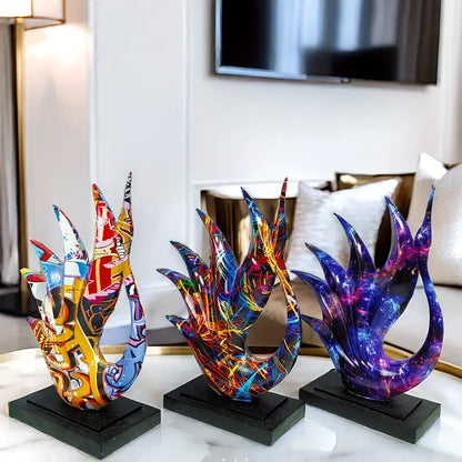 CREAHO Graffiti Art Resin Sculptures
