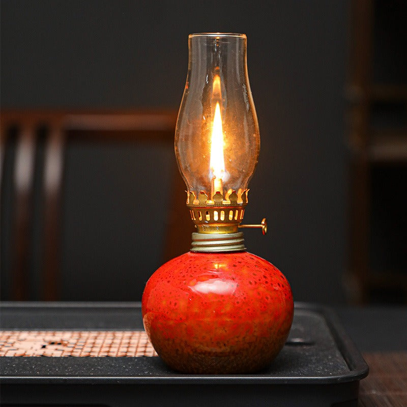 Ceramic Glaze Oil Lamps