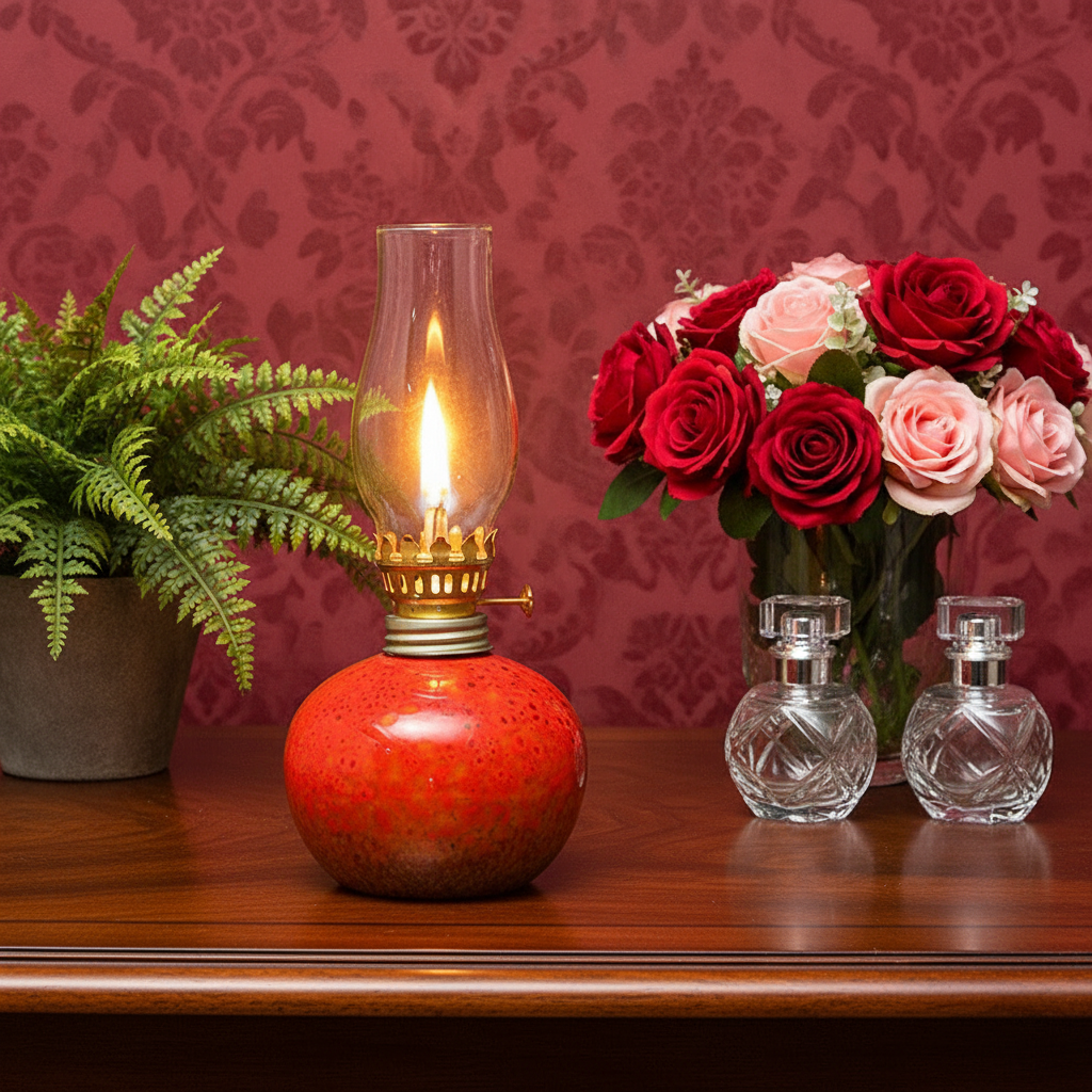 Ceramic Glaze Oil Lamps