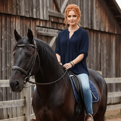 Zanzea Polyester Lace Shirt