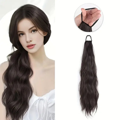Synthetic Loose Wave Ponytail Hair Extensions