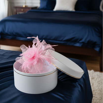 KOKO Mesh Feather Headband Fascinators