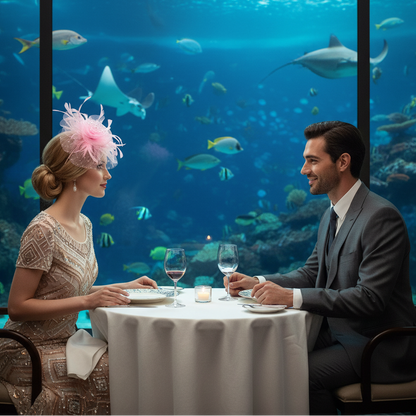 KOKO Mesh Feather Headband Fascinators