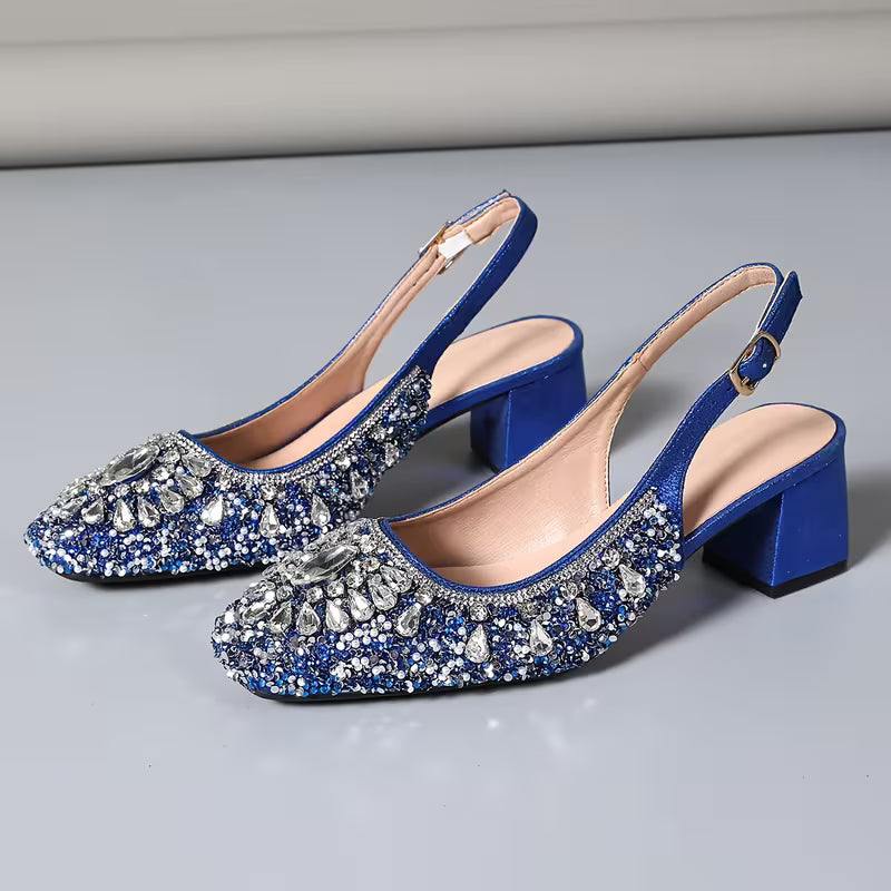Luxurious Rhinestone Sandals