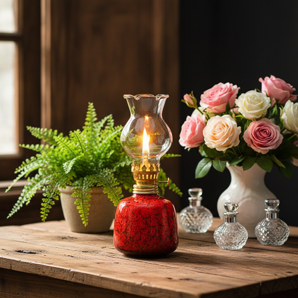 Ceramic Glaze Oil Lamps