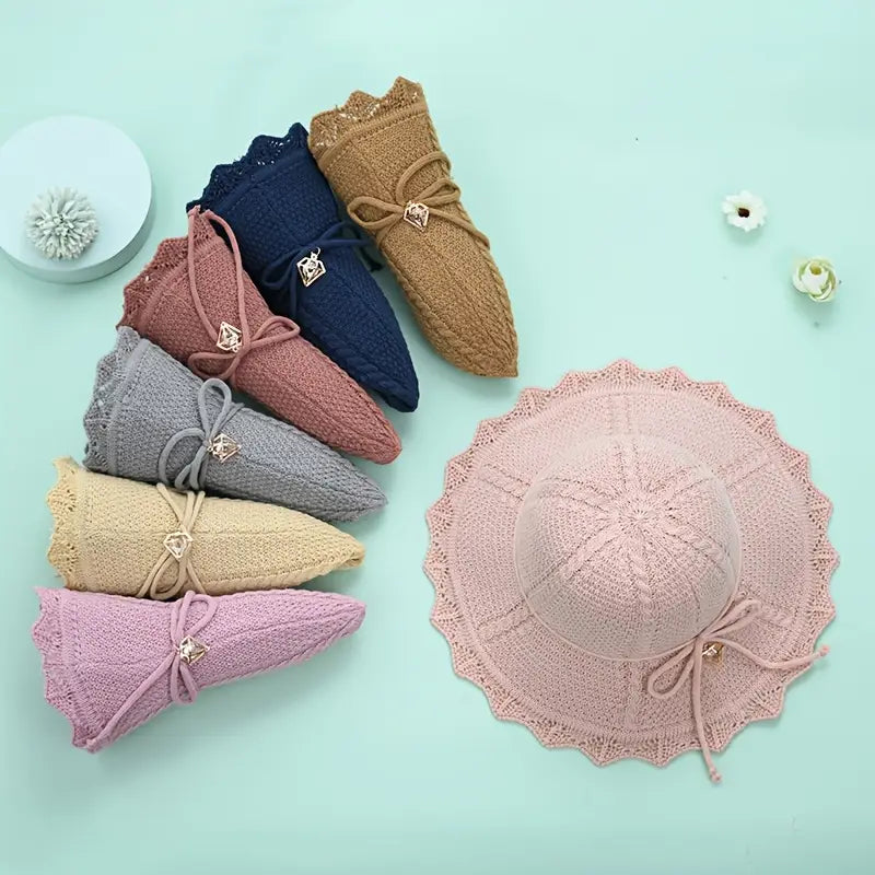 Lacy Breathable Wide Brim Sun Hats