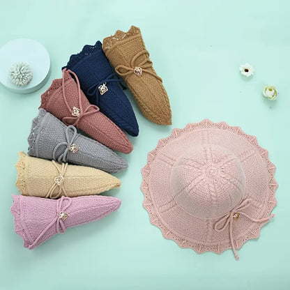 Lacy Breathable Wide Brim Sun Hats
