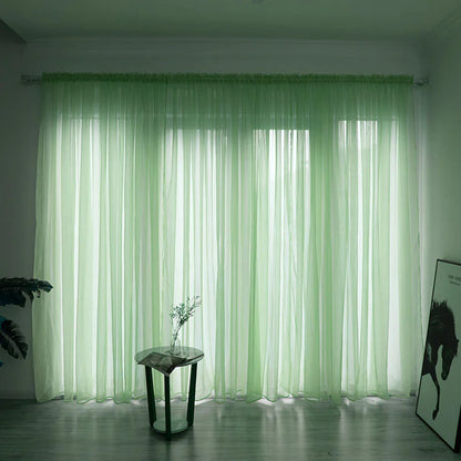 Classic Sheer Polyester Gauze Curtains