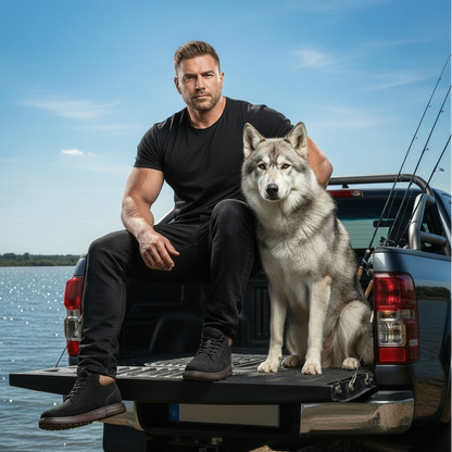 FLYLAND Handcrafted Premium Genuine Cow Leather Chukka Boots